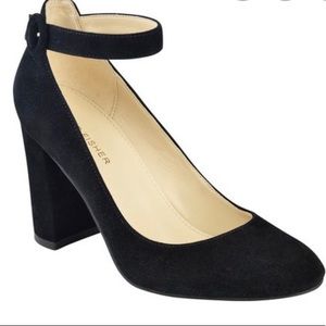 Marc Fisher Black suede Chunky heel Shoes